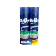 Gillette Series borotvazselé 2x200ml borotvahab, borotvaszappan