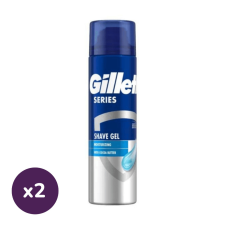 Gillette Series Hidratáló borotvazselé (2x200 ml) borotvahab, borotvaszappan