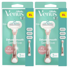 Gillette Venus Deluxe Smooth Sensitive női Borotva + 6db borotvabetét eldobható borotva