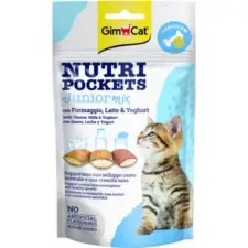 Gimborn Gimcat GimCat Nutri Pockets Junior Mix 60 g jutalomfalat macskáknak