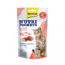 Gimborn GimCat Snack Nutripockets Lazac &amp; Omega 3 &amp; 6   60 g jutalomfalat macskáknak