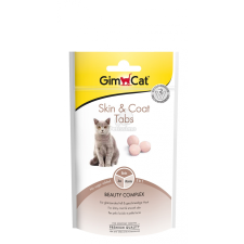  GimCat Skin & Coat Tabs 40 g vitamin, táplálékkiegészítő macskáknak