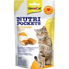 GimCat Snack NutriPockets Sajt 60g jutalomfalat macskáknak
