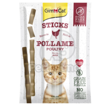  GimCat Sticks jutalomfalat - baromfi 10 db jutalomfalat macskáknak