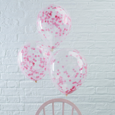 Ginger Ray Rózsaszín konfetti léggömbök party kellék