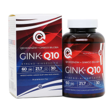 GINK-Q10 - Q10 koenzim + Ginkgo Biloba komplex, 60db vitamin és táplálékkiegészítő