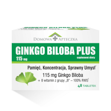  Ginkgo Biloba Kivonatot Tartalmazó Otthoni Gyógyszertár Plusz - 48 Tabletta vitamin és táplálékkiegészítő
