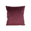  Ginkgo levél nyomatos bársony párnahuzat Burgundi vörös 45x45 cm