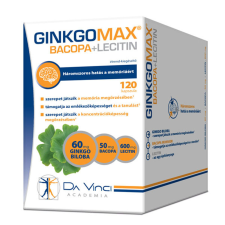 GINKGOMAX BACOPA LECITIN LÁGY KAPSZULA 120X vitamin és táplálékkiegészítő