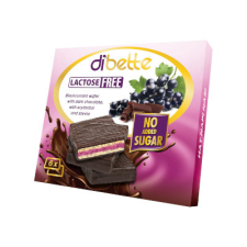 Ginto Trade Dibette NAS ostya 96g Feketeribizlis,étcsokis,laktózmentes diabetikus termék