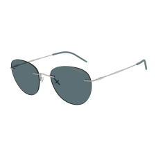 Giorgio Armani AR6182 304587 Matte Silver Dark Grey napszemüveg napszemüveg