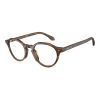 Giorgio Armani AR7264U 5404 Striped Brown Demo Lens szemüveg
