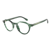 Giorgio Armani AR7264U 6164 Striped Green Demo Lens szemüveg