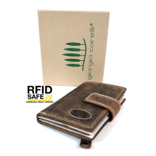 Giorgio Carelli álló nyelves bőr kártya és pénztárca RFID védelemmel 273353 pénztárca