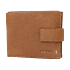 Giorgio Carelli közepes kapcsos, felhajló válaszfalas camel bőr pénztárca RFID védelemmel 3477876