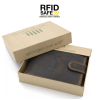 Giorgio Carelli RFID védett, lófejes, rugalmas nyelves bőr pénztárca  417797-701