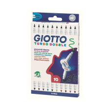 Giotto Filctoll GIOTTO Turbo Dobble két végű vékony-vastag 10db-os készlet filctoll, marker