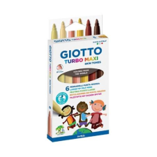Giotto Filctoll GIOTTO Turbo maxi bőrtónus színek 6 db/készlet filctoll, marker