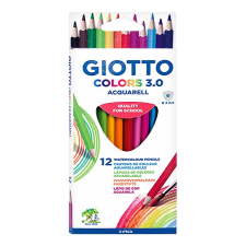 Giotto Színes ceruza giotto colors 3.0 aquarell háromszögletű 12 db/készlet 2771 00 színes ceruza
