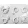  Gipszkiöntő forma - 3D Gyertyagyűrű