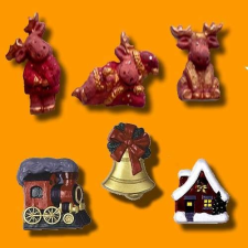 Gipszkiöntő szarvas (No.:600331) gipszkiöntő forma