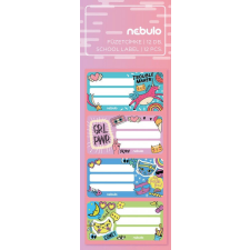  Girl Power füzetcímke 12 db-os, Nebulo füzetcímke