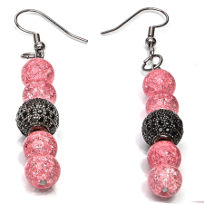  Girl Power hegyikristály fülbevaló fülbevaló