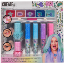  Girls Glitter Mermaid Create It sminkkészlet! szépségszalon