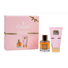 Gisada Ambassador For Women SET: edp 50ml + tusfürdő gél 100ml kozmetikai ajándékcsomag