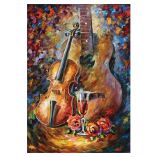 Gitár és hegedű puzzle 500 darabos puzzle, kirakós