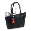 Giudi fekete, ezüsttel kombinált shopper divattáska G10974AECIN-HA