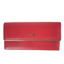 Giudi piros, arany szegélyes hosszú pénztárca 7324CRF-05 pénztárca
