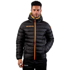 Givova Olanda Unisex Kabát - Fekete-Narancs - M férfi kabát, dzseki