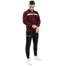 Givova One Full Zip melegítő szett unisex bordó-fekete 0810 XS