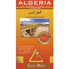 Gizi Map Algéria-Tunézia-Marokkó domborzati térkép - Gizimap térkép