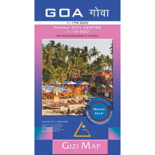 Gizi Map Goa térkép Gizi Map, Goa Road map, Goa autós térkép 1:175 000 2020 térkép