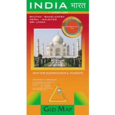 Gizi Map India domborzati térkép - Gizimap térkép