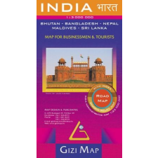 Gizi Map India politikai térkép - Gizimap térkép