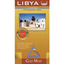 Gizimap Libya térkép Gizimap 1:1 750 000 térkép