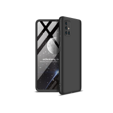 GKK Samsung A515F Galaxy A51 hátlap - GKK 360 Full Protection 3in1 - fekete tok és táska
