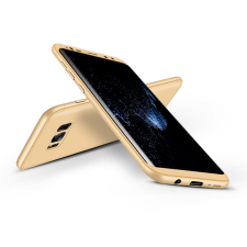 GKK Samsung G955F Galaxy S8 Plus hátlap - GKK 360 Full Protection 3in1 - arany tok és táska