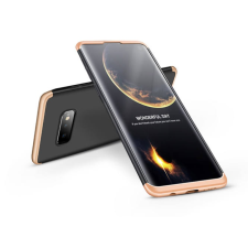 GKK Samsung G970U Galaxy S10e hátlap - GKK 360 Full Protection 3in1 - fekete/arany tok és táska