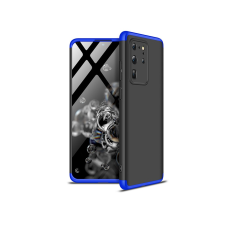 GKK Samsung G988F Galaxy S20 Ultra hátlap - GKK 360 Full Protection 3in1 - fekete/kék tok és táska