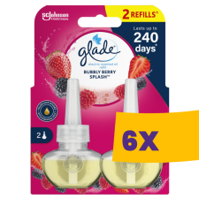 GLADE elektromos légfrissítő utántöltő duo Berry 2x20ml (Karton - 6 csomag) tisztító- és takarítószer, higiénia