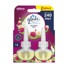 GLADE Légfrissítő elektromos utántöltő 2x20 ml Glade® Relaxing Zen/Japán kert tisztító- és takarítószer, higiénia