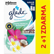 GLADE Touch& Fresh refill Exotic Tropical Blossoms 3× 10 ml tisztító- és takarítószer, higiénia