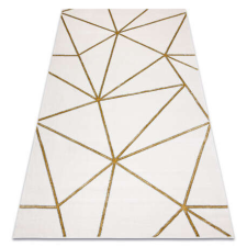 GLAMOUR EMERALD szőnyeg 1013 glamour, elegáns geometriai krém / arany 120x170 cm lakástextília