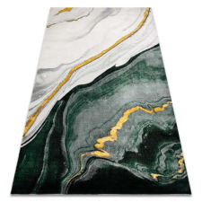 GLAMOUR EMERALD szőnyeg 1017 glamour, elegáns márvány üveg zöld / arany 140x190 cm lakástextília