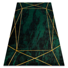 GLAMOUR EMERALD szőnyeg 1022 glamour, elegáns geometriai, márvány üveg zöld / arany 180x270 cm lakástextília
