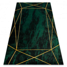 GLAMOUR EMERALD szőnyeg 1022 glamour, elegáns geometriai, márvány üveg zöld / arany 200x290 cm lakástextília
